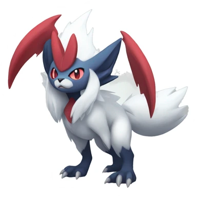 Cool Edgy Absol-Zangoose-Sneasel-Quilava, full body sticker