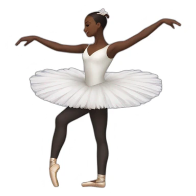black swan ballet sticker