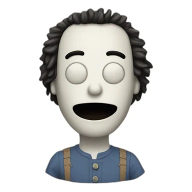 jigsaw's puppet billy sticker