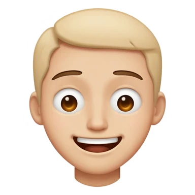 sad but laughing face sticker