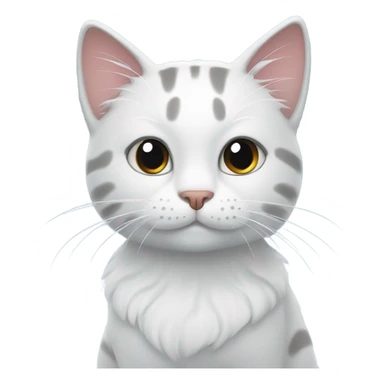 cat in the snow sticker