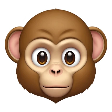 🐒😔 sticker
