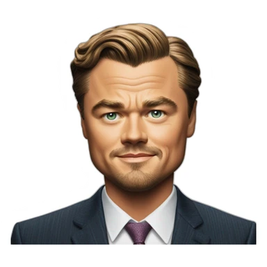 Leonardo DiCaprio in 'The Wolf of Wall Street' during the 'Sell Me This Pen' scene sticker