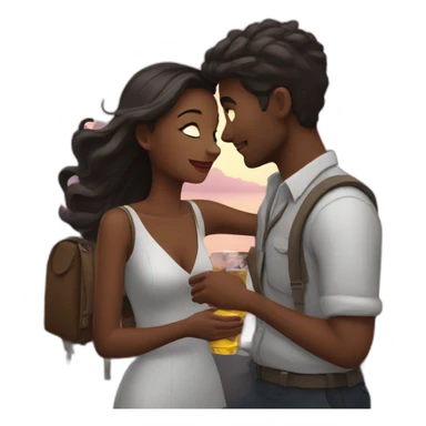 travelling-romance sticker