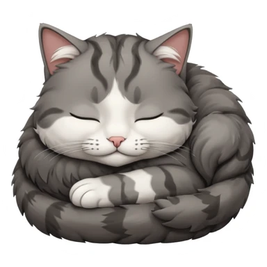 Ios 18 sleep cat sticker
