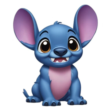 Stitch bisou Disney sticker