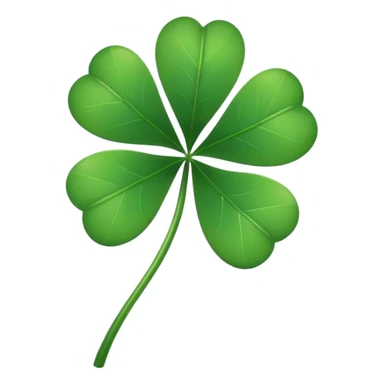 Make me five leaf clover emoji sticker