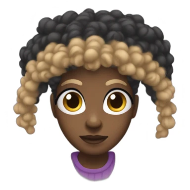 Metisse afro sticker