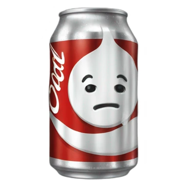 Vintage glass DIET coke sticker