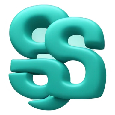 5G in text in teal color sticker