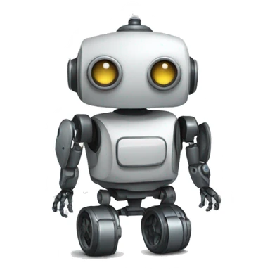 a robot,mini wheels,backpack,no legs sticker