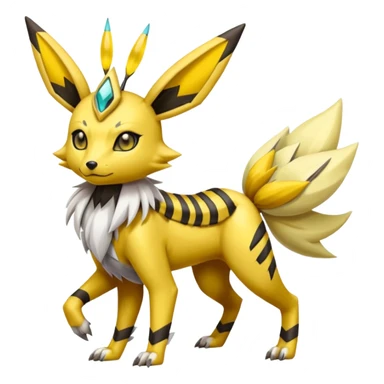Meloetta-Renamon-Umbreon-Jolteon-Beedrill-Manectric-hybrid-fusion, full body sticker