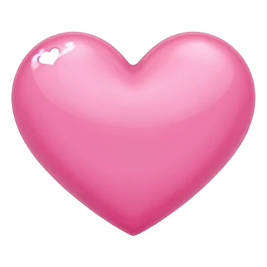 A pink heart design by ribon sticker