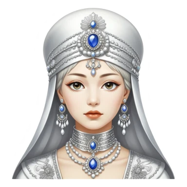 sorayama imperial russia kokoshnik sticker