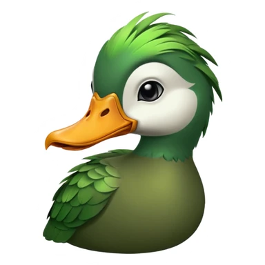 Big mean tough duck sticker