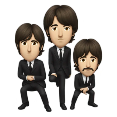 the Beatles sticker