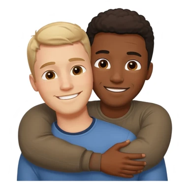 Black boyfriend white boyfriend sticker