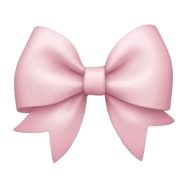 Light pink bow sticker