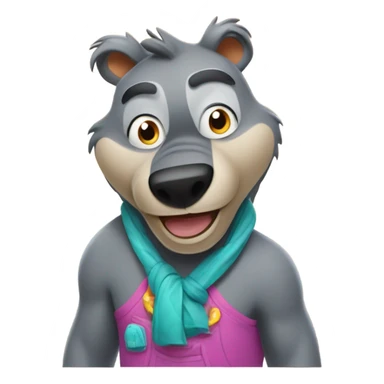 alakade baloo sticker