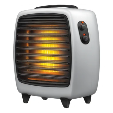 Space heater sticker