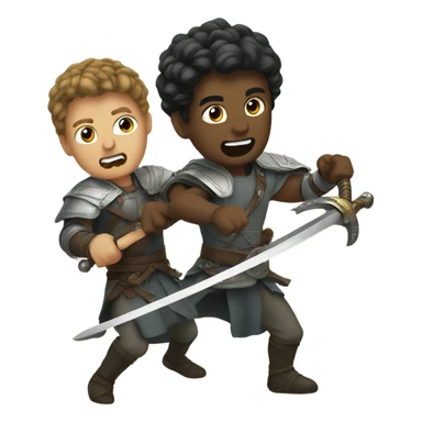 Sword fight sticker