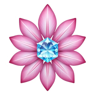 Diancie-Amaura-Aurorus-crystal-flower-Shirin-nature-natural-avatar-aesthetic-fusion sticker