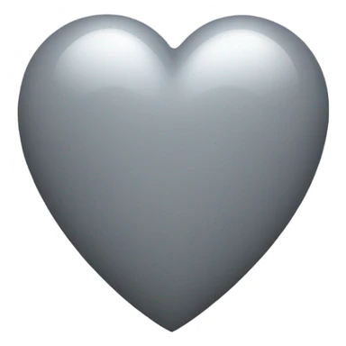 Un corazón gris con brillos  sticker