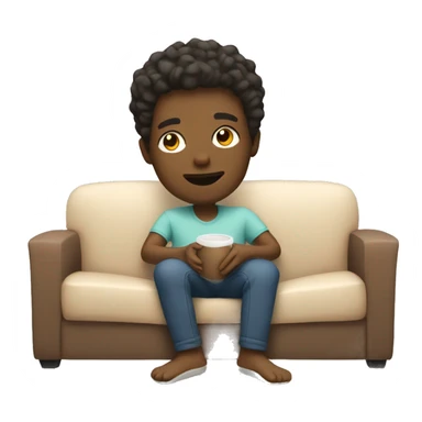 Relax at home sticker