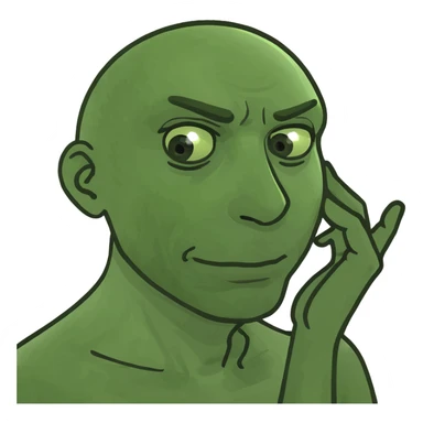 Guy with hand on his forehead  sticker