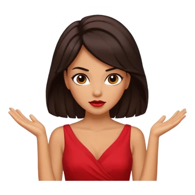 Sassy hair flip  sticker