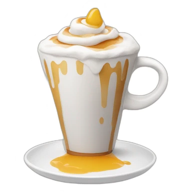 Café fumant sticker