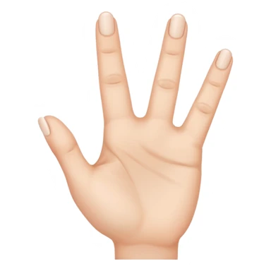 3 fingers hand  sticker