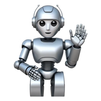 robot gift with an ai worker sticker