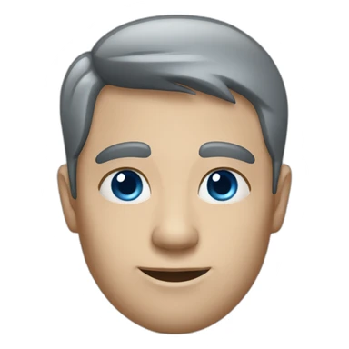 shaven-dutch-male-blue-grey-eyes sticker