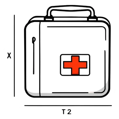 compact portable first aid kit case sticker