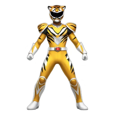 tiger Power ranger full body sticker