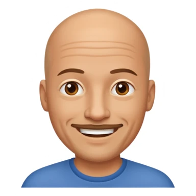 Bald dad sticker