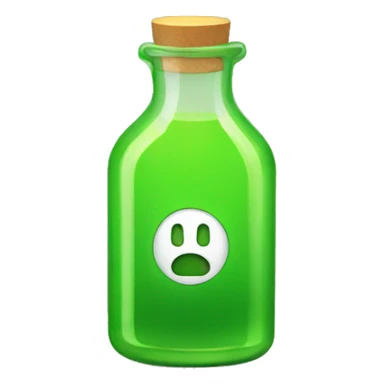 Uranium Liquid in a bottle sticker