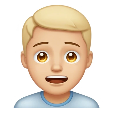 person smiling scared and crying  sticker