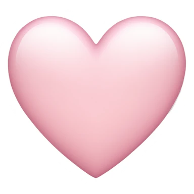 light pink imessage heart sticker
