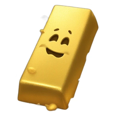 dust becoming gold bar sticker