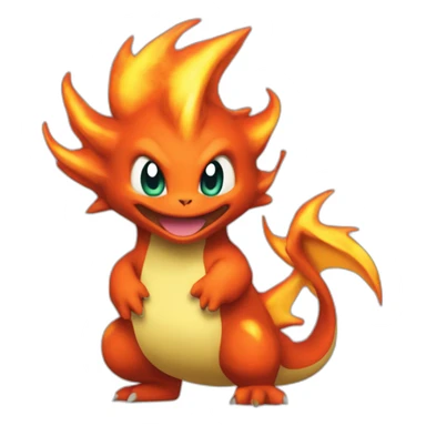 Dracaufeu pokemon sticker