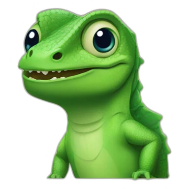 Mark Zuckerberg as a lizard sticker