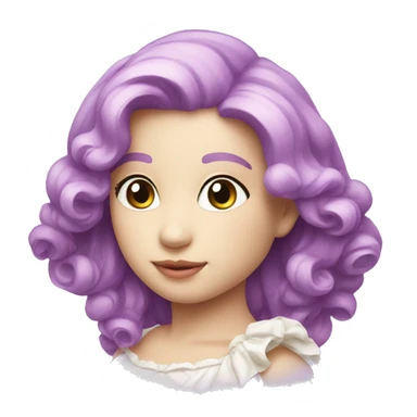 Doudou rose violet blanc sticker