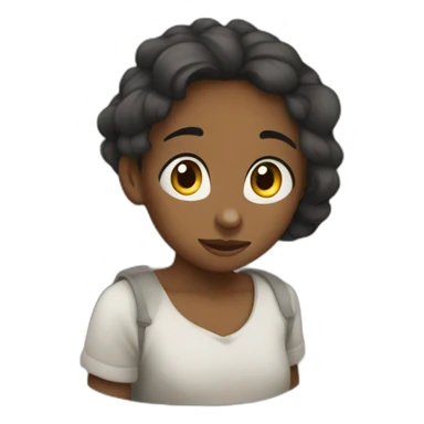 Une fille qui embrasse un garçon sticker