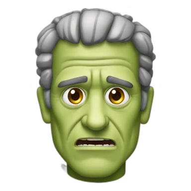 El papa san francisco de Frankenstein sticker