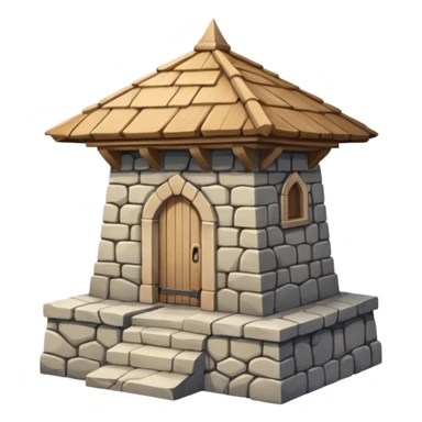 guard post near palace gates sticker