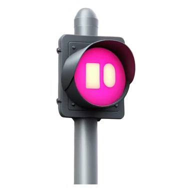 pink signal sticker