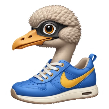  ostrich-in-sneakers sticker
