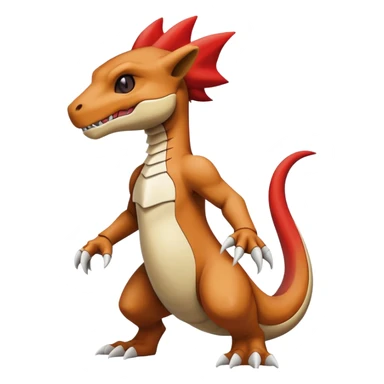 Cubone-Marowak-Charmeleon-Fakémon-creature (full body) sticker